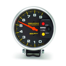 Load image into Gallery viewer, Autometer Pro-Comp 5in / 0-9K RPM / Pedestal w/Peak Memory Tachometer