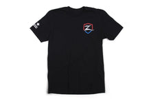 Load image into Gallery viewer, Zone Offroad Black Premium Cotton T-Shirt w/ Patriotic Zone Logos - Small