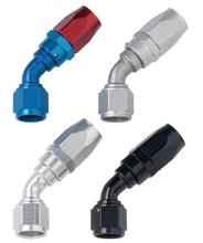 Load image into Gallery viewer, Fragola -12AN x 45 Degree Power Flow Hose End - Blue/Red