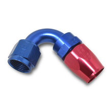 Load image into Gallery viewer, Russell Performance -12 AN Red/Blue 120 Degree Full Flow Swivel Hose End (With 1-1/8in Radius)