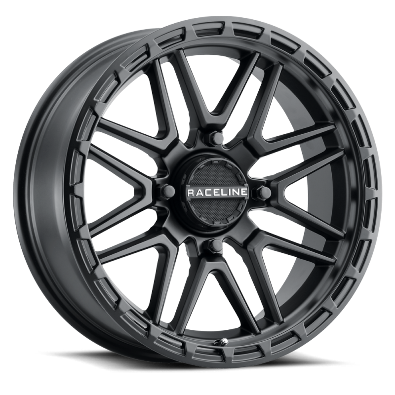 Raceline A11B Krank-Xl 20x7in / 4x156 BP / 0mm Offset / 132.5mm Bore - Satin Black Wheel