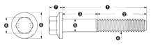 Load image into Gallery viewer, ARP M8 x 1.25 x 115 Hex Black Oxide Bolts (5/pkg)