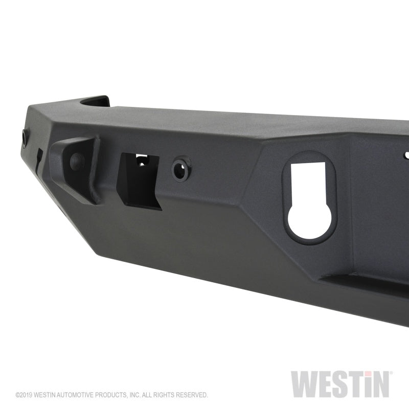 Westin 2020 Jeep Gladiator w/Sensors WJ2 Rear Bumper w/Sensor - Textured Black