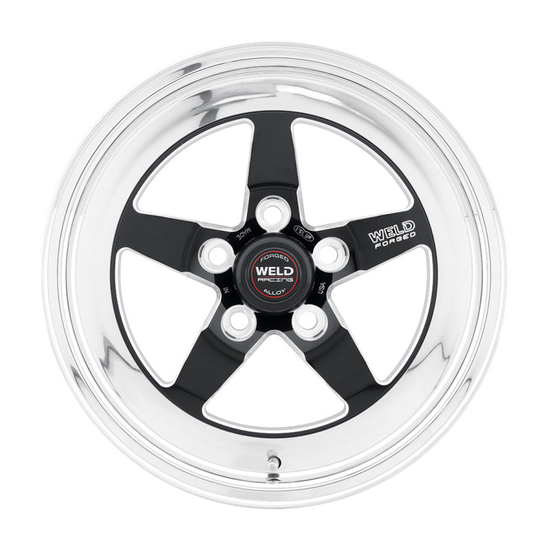 Weld S71 15x14.33 / 5x4.5 BP / 5.5in. BS Black Wheel (Medium Pad) - Non-Beadlock