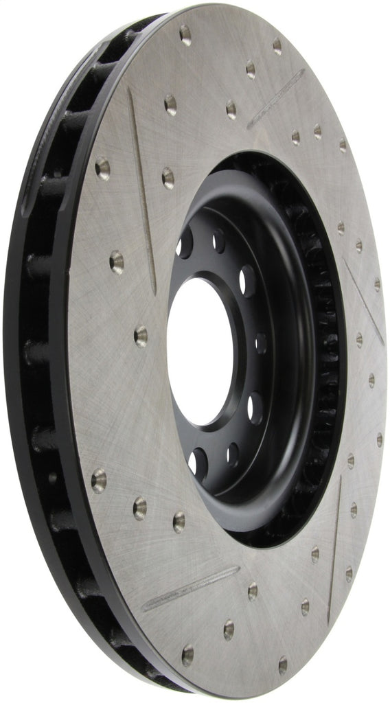 StopTech 13+ Dodge Dart Performance Slotted & Drilled Front Left Rotor