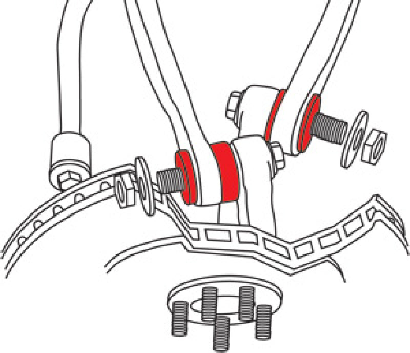 SPC Performance 05-12 Chrysler 300/Charger/09-12 Challenger Rear Upper Control Arm Bushing Kit