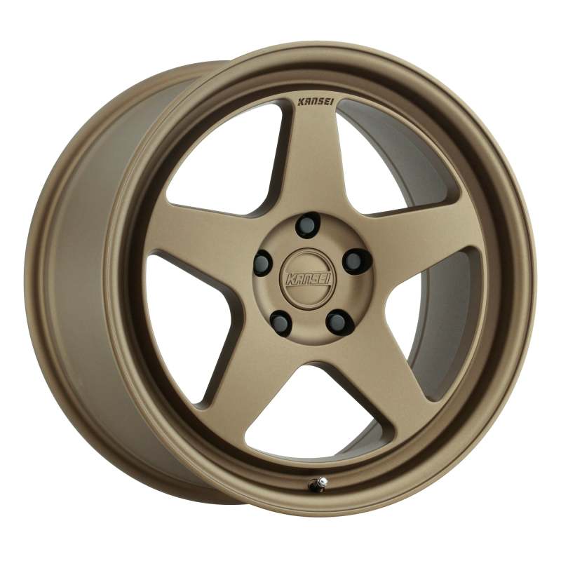 Kansei K12B Knp 18x8.5in / 5x120 BP / 35mm Offset / 72.6mm Bore - Bronze Wheel