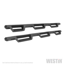 Load image into Gallery viewer, Westin 14-18 Chevrolet Silverado 1500 DC 6.5ft Bed HDX Drop W2W Nerf Step Bars - Tex. Blk