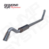 Diamond Eye 4in SS TURBO BACK SGL DUMP OUT 98.5-02 DODGE INCLUDING TIP NO MFLR