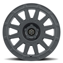 Load image into Gallery viewer, ICON Ricochet 15x7 5x100 15mm Offset 4.6in BS 56.1mm Bore Satin Black Wheel