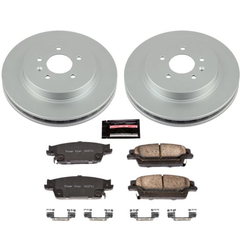 Power Stop 06-07 Cadillac CTS Rear Z17 Evolution Geomet Coated Brake Kit