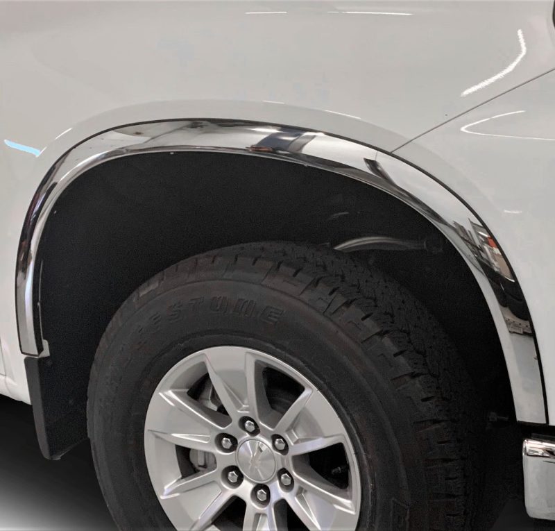 Putco 19-20 GMC Sierra 1500 w/ Factory Fender Flares Stainless Steel Fender Trim