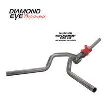 Load image into Gallery viewer, Diamond Eye KIT 4in Catback MFLR RPLCMENT PIPE DUAL SS: 2004.5-2007.5 DODGE CUMMINS 600