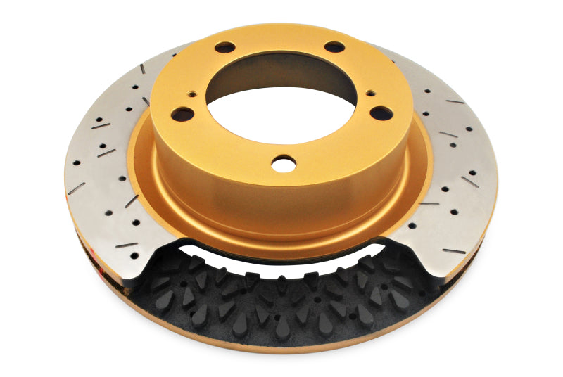 DBA 06-13 Mini Cooper R56 Front Slotted & Drilled Street Gold Series Rotor