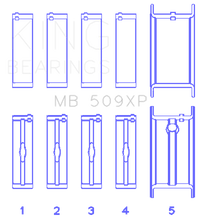 Load image into Gallery viewer, King Engine Bearings Chevrolet 400 V8 (Size +0.001) Main Bearing Set