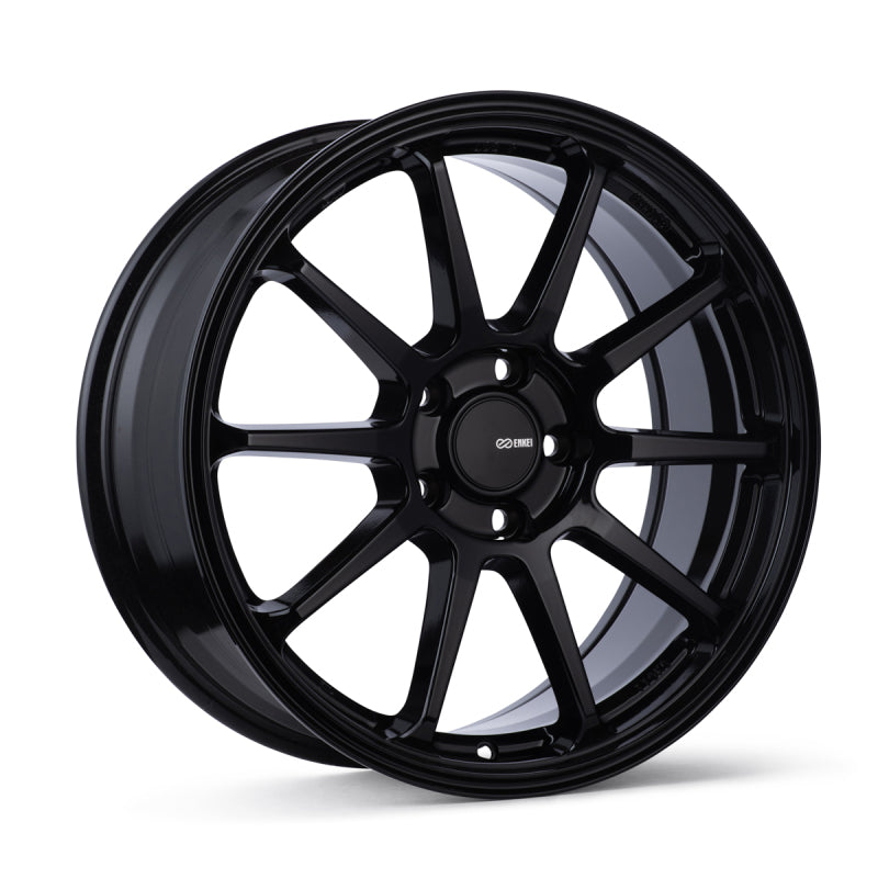 Enkei PX-10 16x7 5x100 45mm Offset 72.6mm Bore Gloss Black Wheel