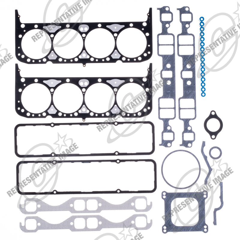 Cometic Chrysler LA V8 .188in Fiber Intake Gasket Kit-2.050in x 1.430in Oval Ports-With W2 Cyl Heads