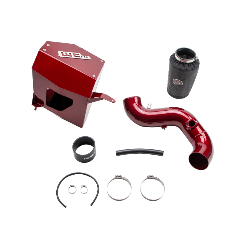 Wehrli 10-12 6.7L Cummins 4in. Intake Kit - WCFab Red