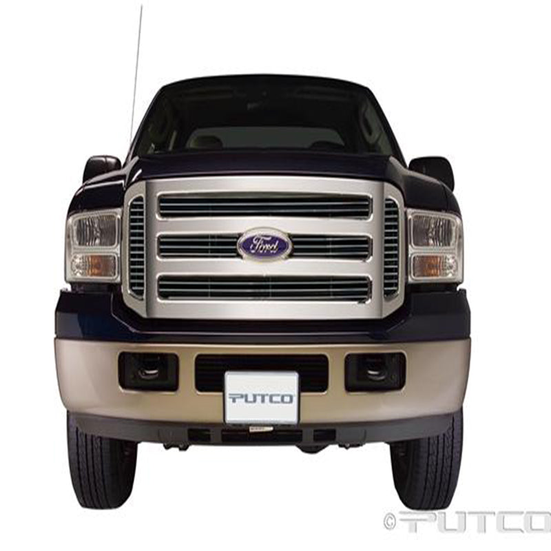 Putco 05-07 Ford SuperDuty - Incl Side Vents Shadow Billet Grilles