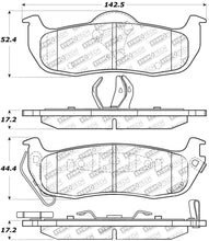 Load image into Gallery viewer, StopTech Street Touring 04-15 Nissan Titan Rear Brake Pads