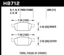 Load image into Gallery viewer, Hawk 13 Ford Focus HPS Front Street Brake Pads