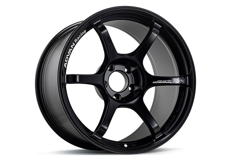 Advan RG-4 18x8 +42 5-112 Semi Gloss Black Wheel