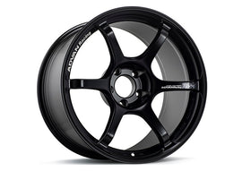 Advan RG-4 18x9.5 +12 5x114.3 Semi Gloss Black Wheel
