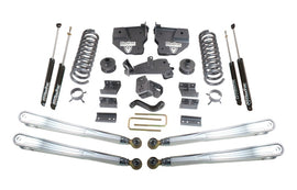 MaxTrac 14-18 RAM 2500 4WD 4in/1in MaxPro Coil Lift Kit w/4-Link Arms & MaxTrac Shocks