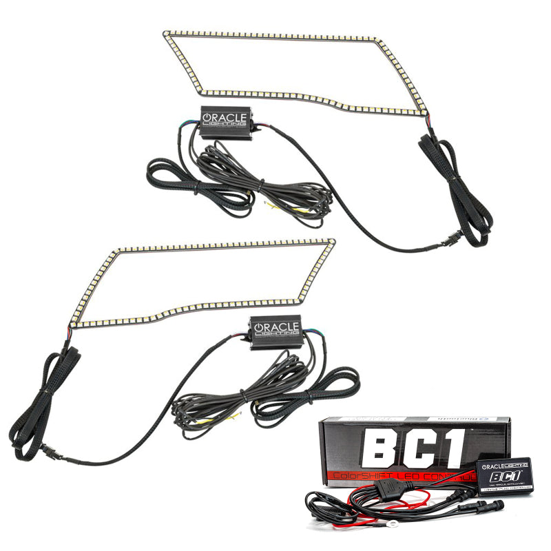 Oracle 09-18 Dodge Ram Switchback Quad Headlight Halo Kit - RGB+A + w/ BC1 Controller