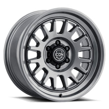 Load image into Gallery viewer, ICON Anza 17x8.5 6x5.5 0mm Offset 4.75in BS 106.1mm Hub Bore Gun Metal Wheel