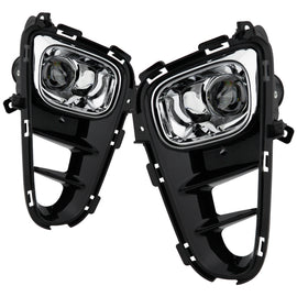 Spyder Kia Picanto 2018-2020 OEM Fog Lights W/Universal Switch - 9006(Included) - Clear