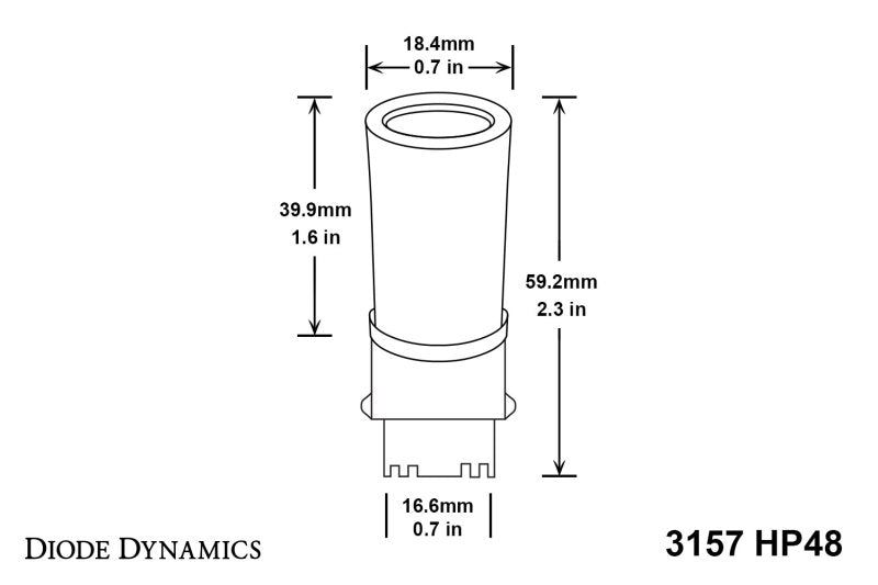 Diode Dynamics 3157 LED Bulb HP48 LED - Cool - White (Pair)