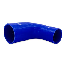 Load image into Gallery viewer, Mishimoto Silicone Reducer Coupler 90 Degree 2.5in to 4in - Blue