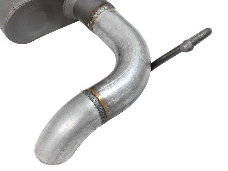 aFe Scorpion Exhaust System Axle Back Aluminized Hi-Tuck 07-17 Jeep Wrangler JK V6 3.6/3.8L