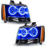 Oracle Lighting 07-14 Chevrolet Suburban Pre-Assembled LED Halo Headlights -Blue