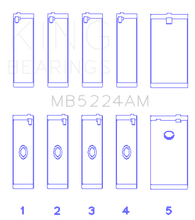 Load image into Gallery viewer, King Engine Bearings General Motors 400CI 6.6L V8 OHV Crankshaft Main Bearing Set (Set of 5)