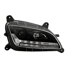 Load image into Gallery viewer, Spyder 13-19 Peterbilt 579 Passenger Side Projector Headlights - Black (PRO-YD-PB57914-SEQ-R-BK)