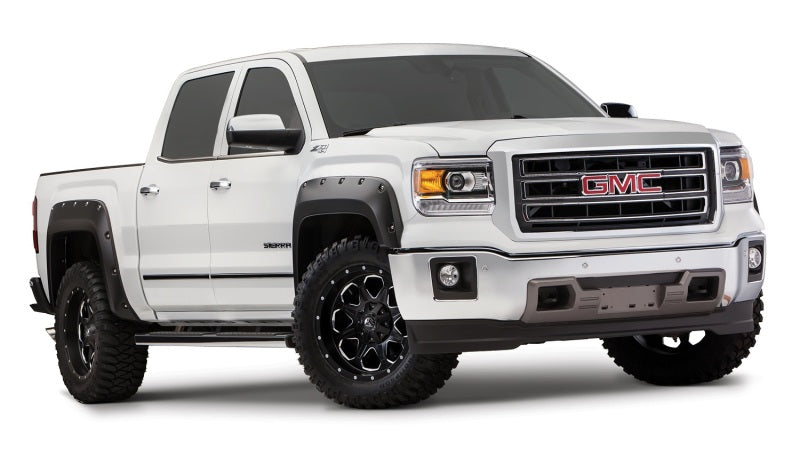 Bushwacker 14-15 GMC Sierra 1500 Pocket Style Flares 4pc - Black