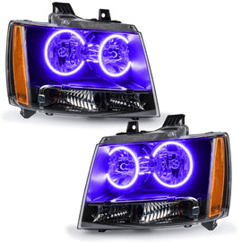 Oracle 07-13 Chevrolet Avalanche Pre-Assembled SMD Headlights - UV/Purple
