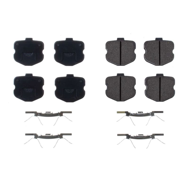 Power Stop 06-13 Chevrolet Corvette Rear Z17 Evolution Ceramic Brake Pads w/Hardware