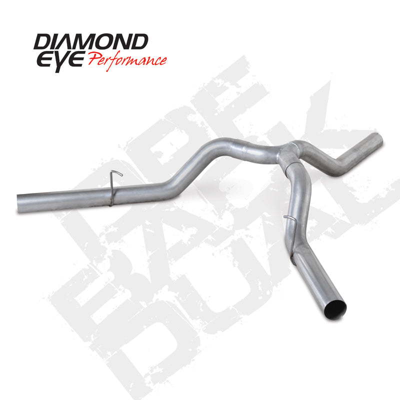 Diamond Eye KIT 4in DPF-BACK DUAL AL: DODGE 6.7L 2500 2014 SHORT BOX CREW CAB & MEGA CAB