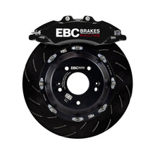 Load image into Gallery viewer, EBC Racing 2019+ Toyota GR Supra Black Apollo-6 Calipers 380mm Rotors Front Big Brake Kit