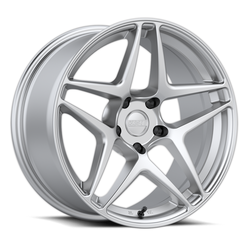 Kansei K15H Astro 18x10.5in / 5x120 BP / 12mm Offset / 72.56mm Bore - Hyper Silver Wheel