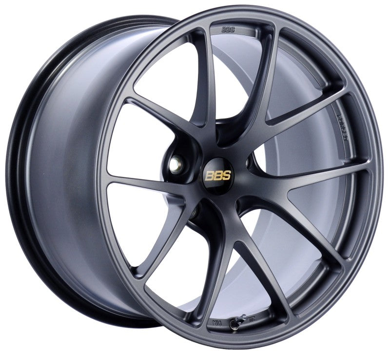 BBS RI-A 18x10 5x120 ET25 Matte Graphite Wheel -82mm PFS/Clip Required