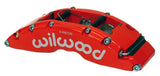 Wilwood Caliper-TC6R-Red 1.75/1.38/1.38in Pistons 1.38in Disc