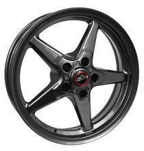 Load image into Gallery viewer, Race Star 92 Drag Star Bracket Racer 18x5 5x115BC 2.00BS Metallic Gray Wheel