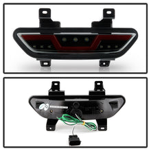 Load image into Gallery viewer, Spyder 15-16 Ford Mustang LED Reverse Lights - Black Smoke w/ Red Bar (ALT-YD-FM15RED-REV-BSM)