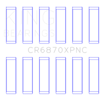 Load image into Gallery viewer, King Engine Bearings Nissan VR38DETT pMaxKote Performance Con Rod Bearing Set - Size +0.25mm