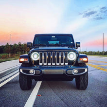 Load image into Gallery viewer, Oracle Jeep JL/Gladiator JT Oculus Bi-LED Projector Headlights - Amber/White Switchback