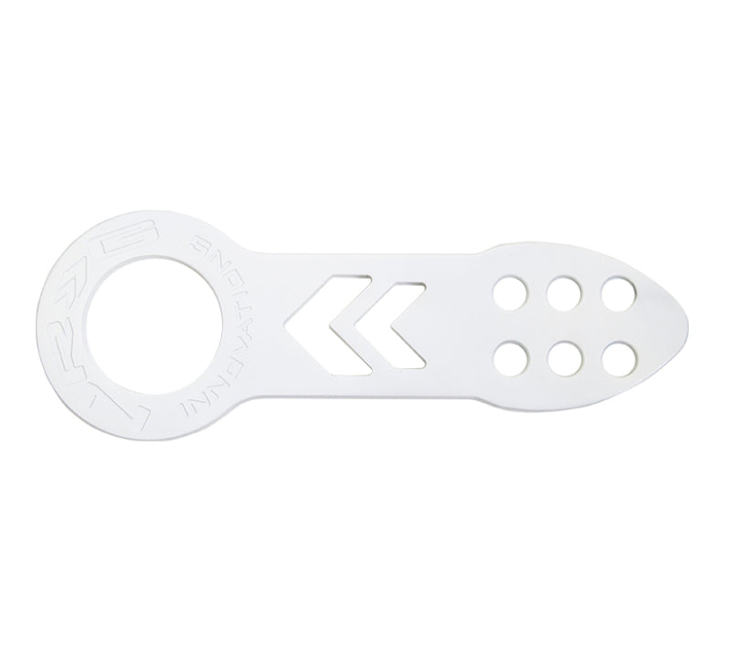 NRG Universal Front Tow Hook - White Powder Coat